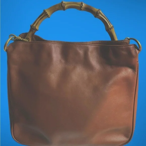 Bamboo calfskin cognac Gucci